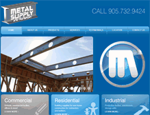 Tablet Screenshot of metalsupplyandtransport.com